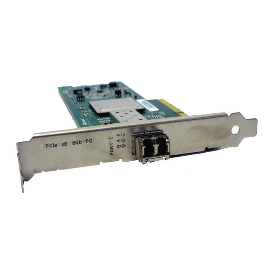 Sun Microsystems StorageTek SG-XPCIE1FC-QF8-Z Guide D'installation