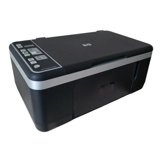 HP Deskjet F4100 All-in-One Série Guide De Configuration