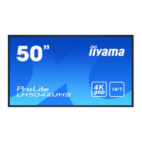Iiyama ProLite LH4342UHS Mode D'emploi