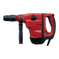 Hilti TE 60 Notice Originale