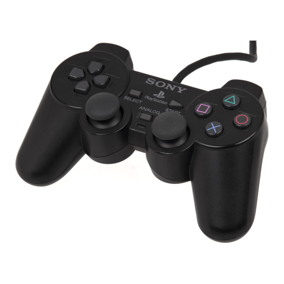 Sony PlayStation 2 Dual Shock SCPH-10010U Mode D'emploi