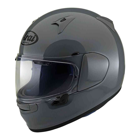 Arai Helmet PROFILE-V Instructions D'utilisation