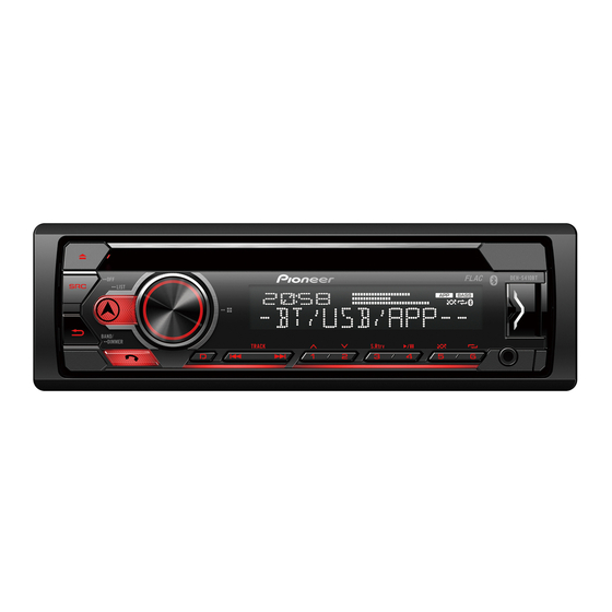 Pioneer DEH-S410BT Mode D'emploi