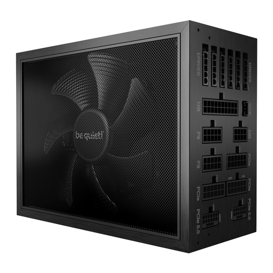 BE QUIET! DARK POWER PRO 13 1600W Manuel D'utilisation