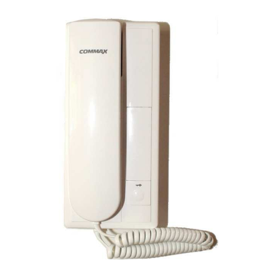 Commax DP-2KNAVP Notice D'installation