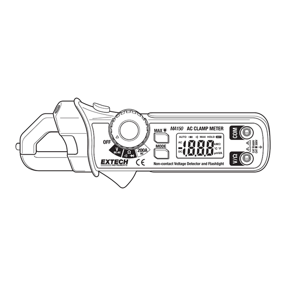 Extech Instruments MA150 Mode D'emploi