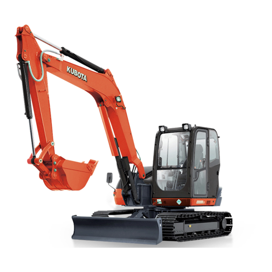 Kubota KX080-3 Notice D'utilisation