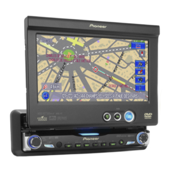 Pioneer AVIC-X1 Manuel De Materiel