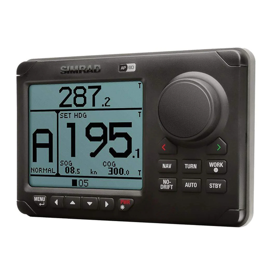 Simrad AP60 Guide Rapide