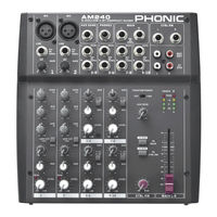 Phonic AM 240 Mode D'emploi