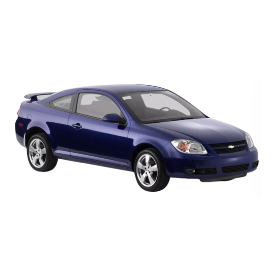 Chevrolet Cobalt 2006 Guide Du Propriétaire