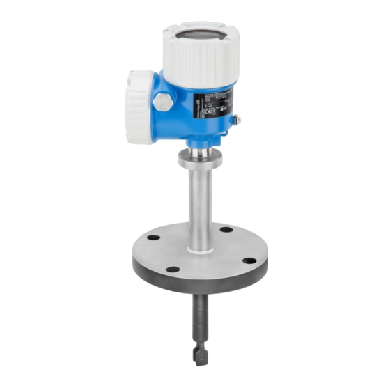 Endress+Hauser Liquiphant FTL64 Manuel De Mise En Service
