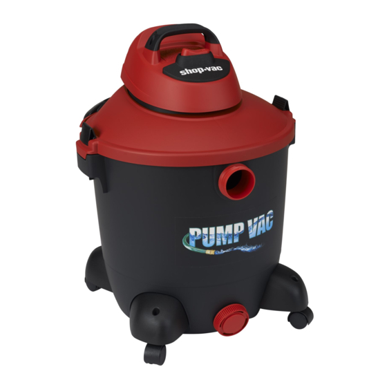 Shop-Vac SSP14 Serie Mode D'emploi