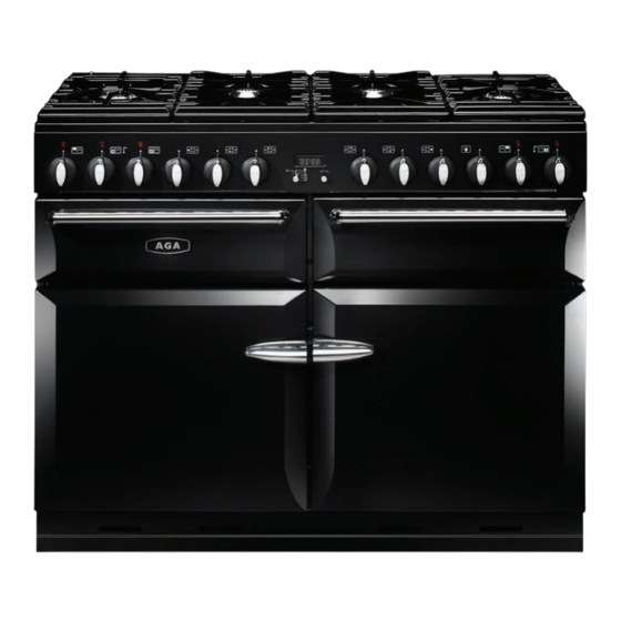 AGA MASTERCHEF XL Mode D'emploi