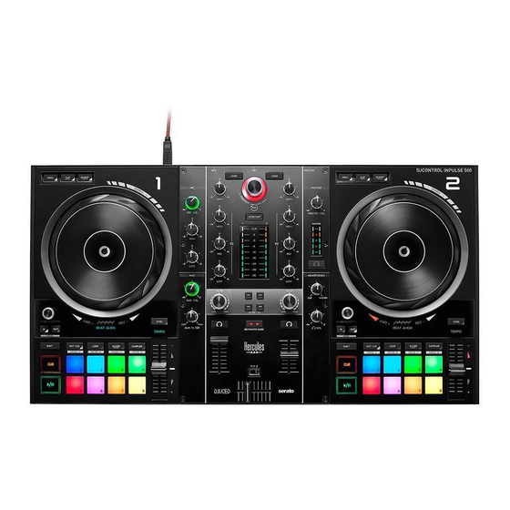 Hercules Serato djcontrol Inpulse 500 Manuel De L'utilisateur