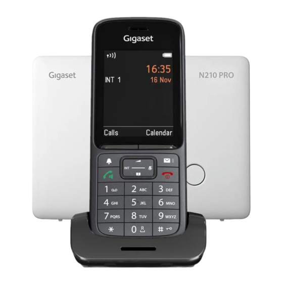 Gigaset N210 PRO Mode D'emploi