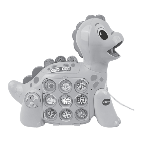 VTech Mon dino apprenti glouton Manuel D'utilisation