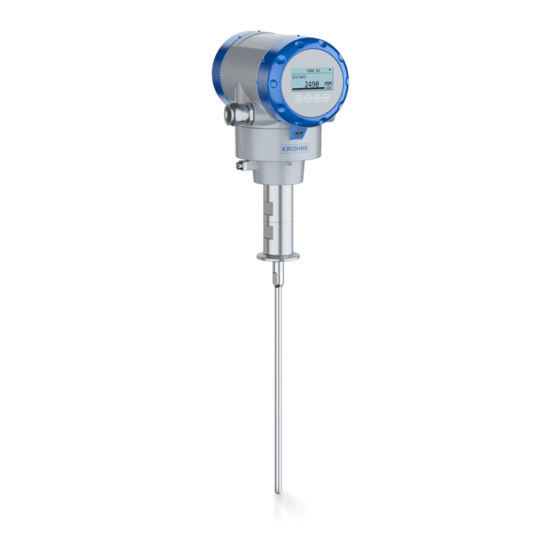 KROHNE OPTIFLEX 200 Serie Supplément Au Manuel