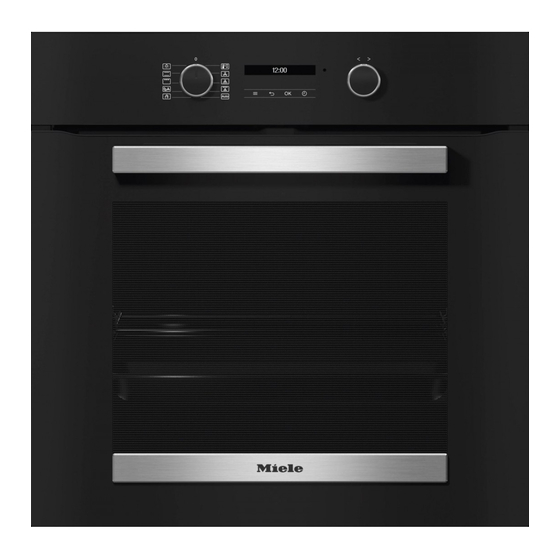 Miele H 2465 BP Mode D'emploi Et Instructions De Montage