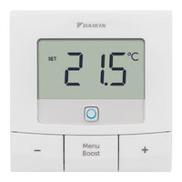 Daikin homecontrols EKRCTRDI2BA Guide De Référence Installateur Et Utilisateur