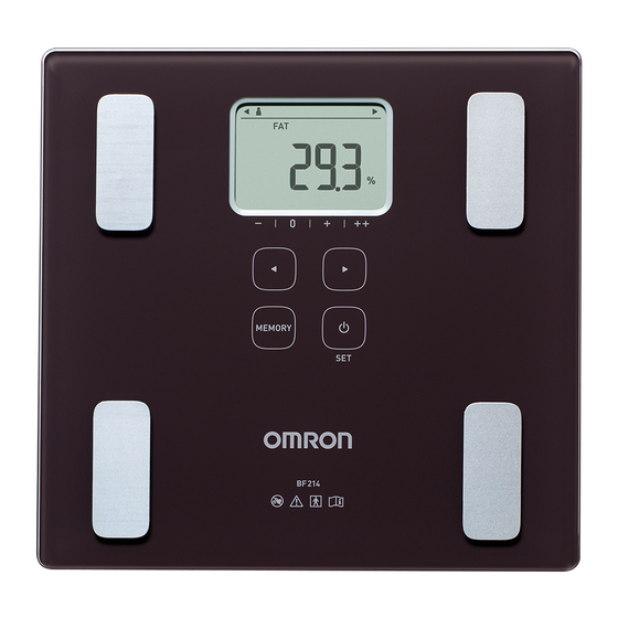 Omron BF214 Mode D'emploi