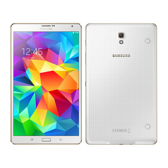 Samsung GALAXY TAB S 8.4 Manuels
