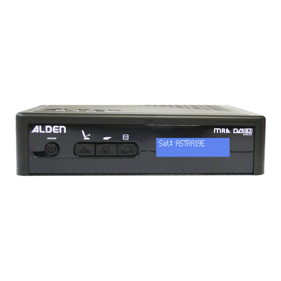 ALDEN GO-TO-TNTSAT Guide D'installation Et D'utilisation