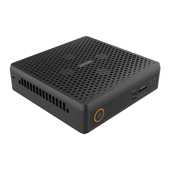 Zotac ZBOX Guide D'installation Rapide