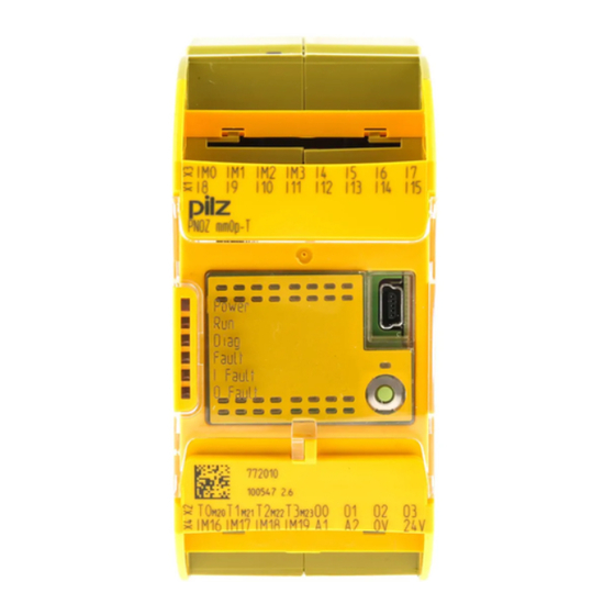 Pilz PNOZ mm0p-T Manuel D'utilisation