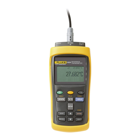 Fluke 1523 Manuel De L'utilisateur