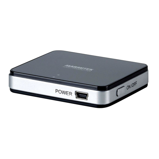 Marmitek AUDIO ANYWHERE 625 Guide Utilisateur