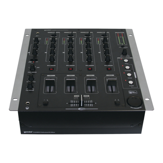 Gemini PS-828EFX Mode D'emploi