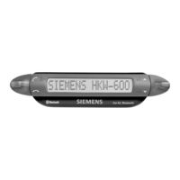 Siemens Mobile HKW-600 Manuel D'installation Et D'utilisation