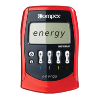 Compex Energy Manuel D'utilisation Et D'applications