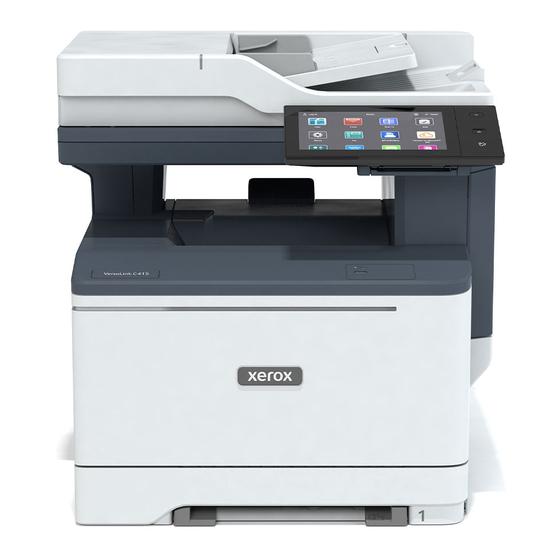 Xerox VersaLink C415 Guide D'initiation