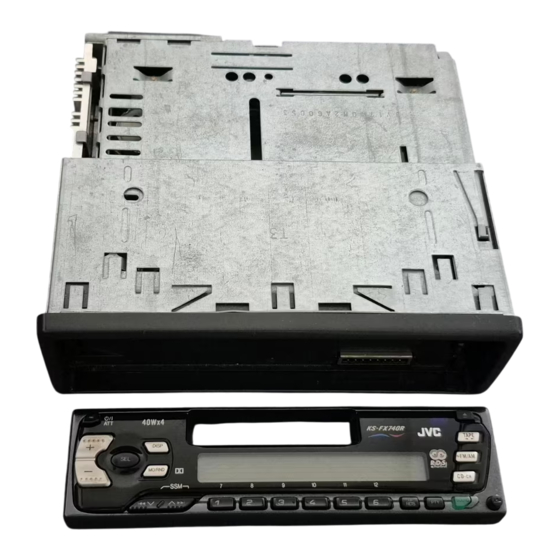 JVC KS-FX740R Manuel D'installation/Raccordement