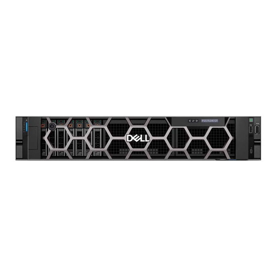 Dell PowerEdge R860 Manuel D'installation Et De Maintenance