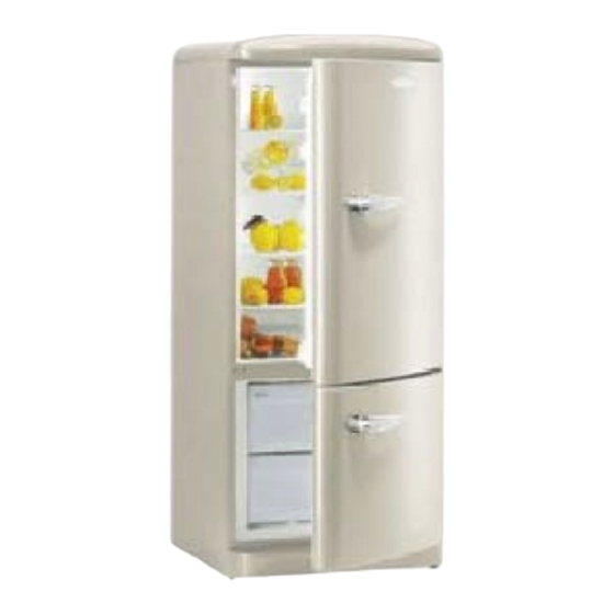 Gorenje RK 6286 OC Mode D'emploi