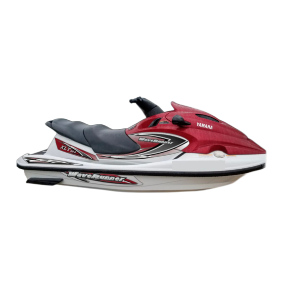 Yamaha WaveRunner XLT800 2001 Manuel De Montage