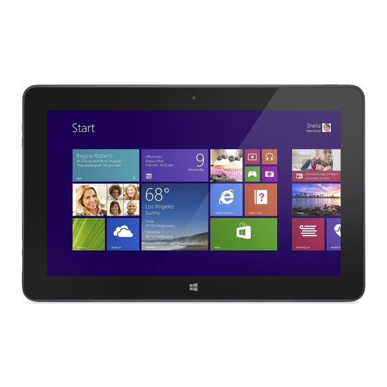 Dell Venue 11 Pro Guide D'utilisation