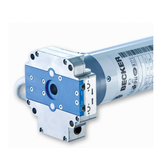 Becker M07 Notice De Montage Et D'utilisation