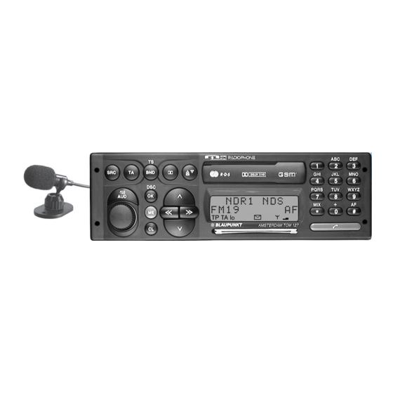 Blaupunkt Amsterdam TCM 127 Instructions De Montage