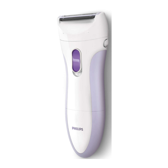 Philips Ladyshave HP6342 Mode D'emploi
