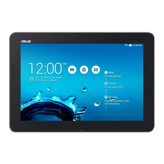 Asus Transformer Pad TF303CL Manuel Électronique