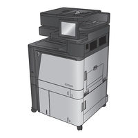 HP COLOR LASERJET ENTERPRISE FLOW MFP M880z Guide D'installation