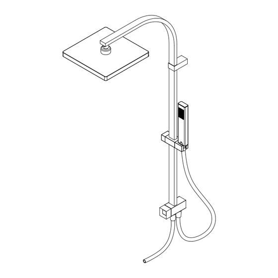 Schulte Square DuschMaster Rain II D96364 02 Notice De Montage