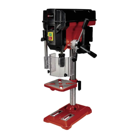 EINHELL TE-BD 550 E Instructions D'origine
