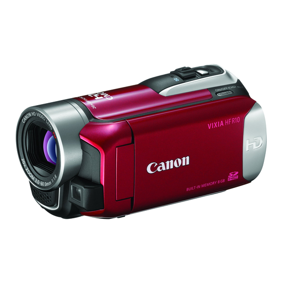 Canon VIXIA HF R10 Manuel D'instruction