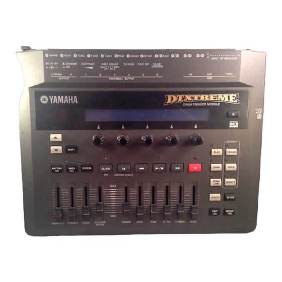 Yamaha DTXTREME Mode D'emploi