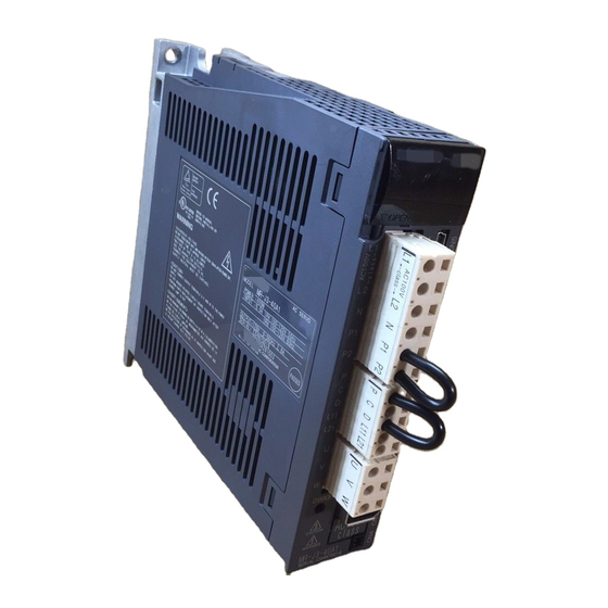 Mitsubishi Electric Melservo MR-J3-A Instructions De Service